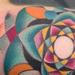 Tattoos - Color Dot Work Mandala - 86199